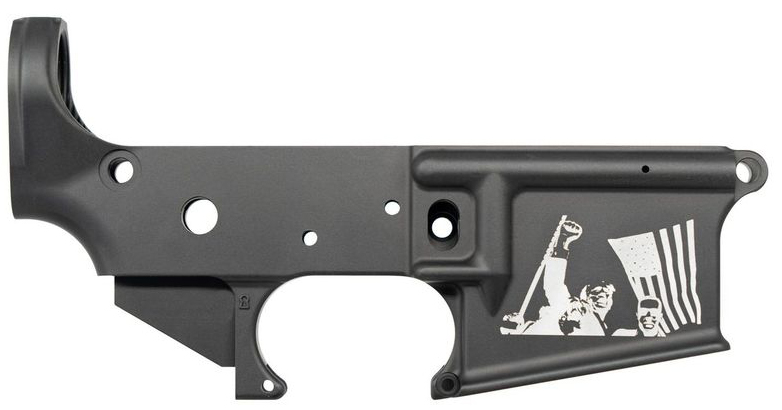 AM AR15 LOWER RECEIVER TRUMP FIGHT - Sale